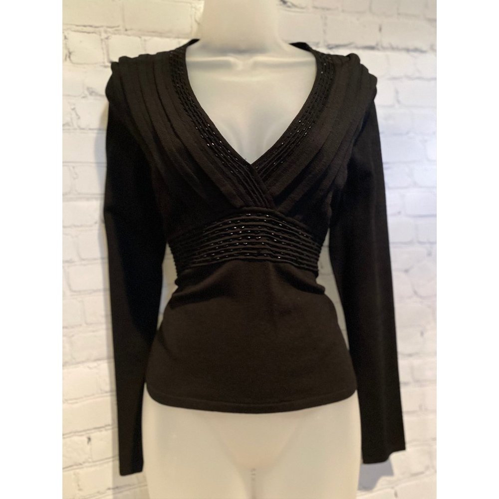 Beaded sweater size medium